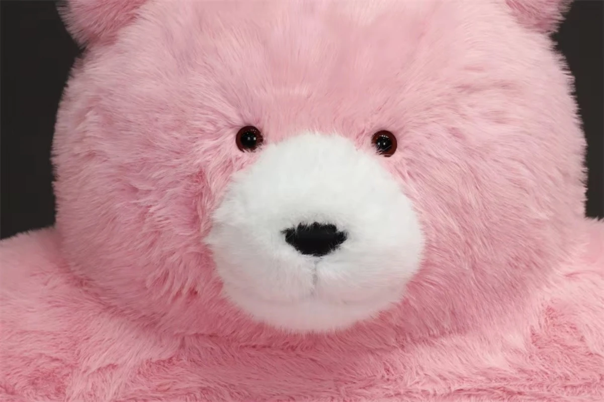 Inflatable cartoon character plush toy chair sofa teddy bear living room furniture giant animal bed sofa folding pink sofa