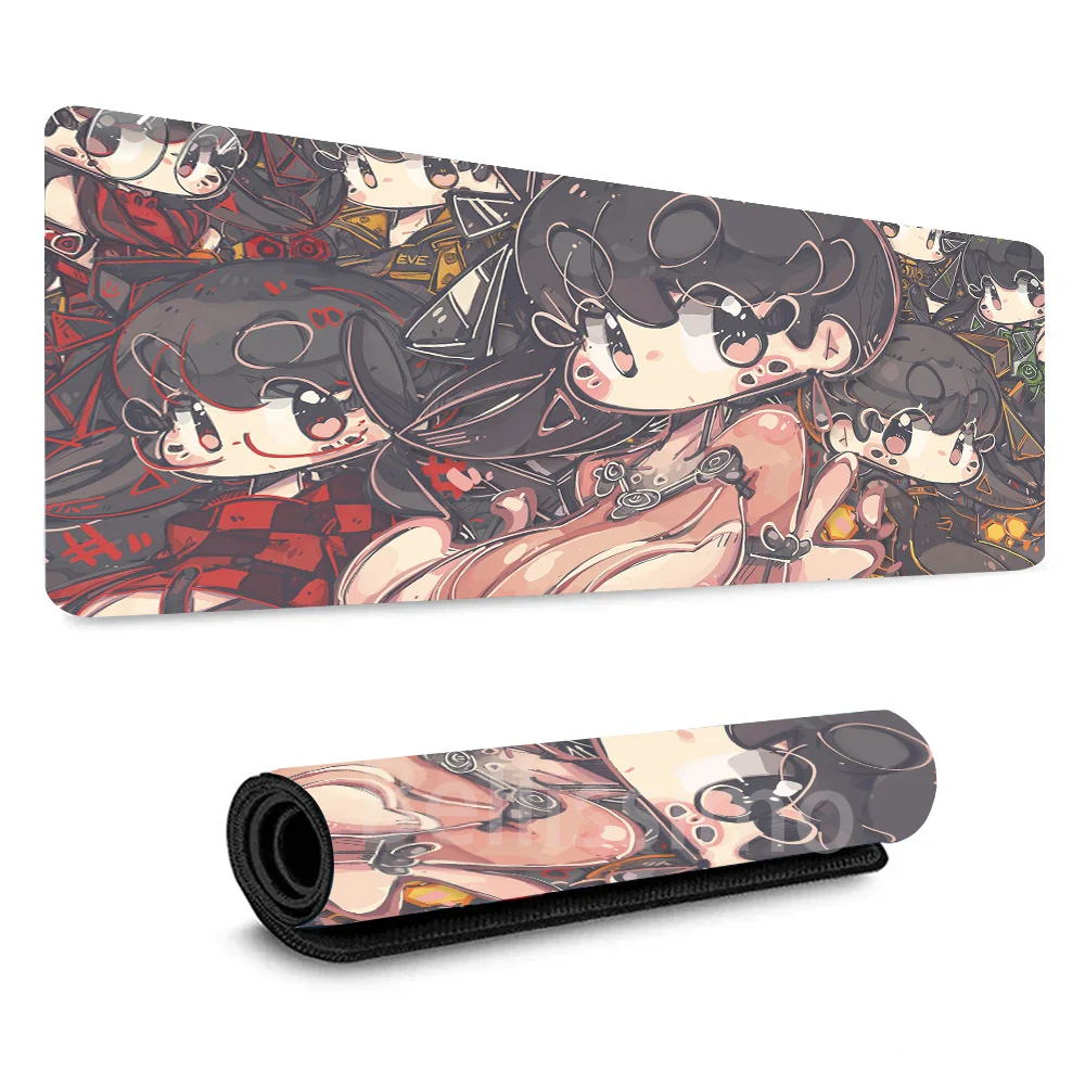 Kawayi Anime Cartoon Cute Stellar Blade EVE Mousepad Office Mouse  Game Keyboard Rubber Mice Mat Big XXl 900x400mm