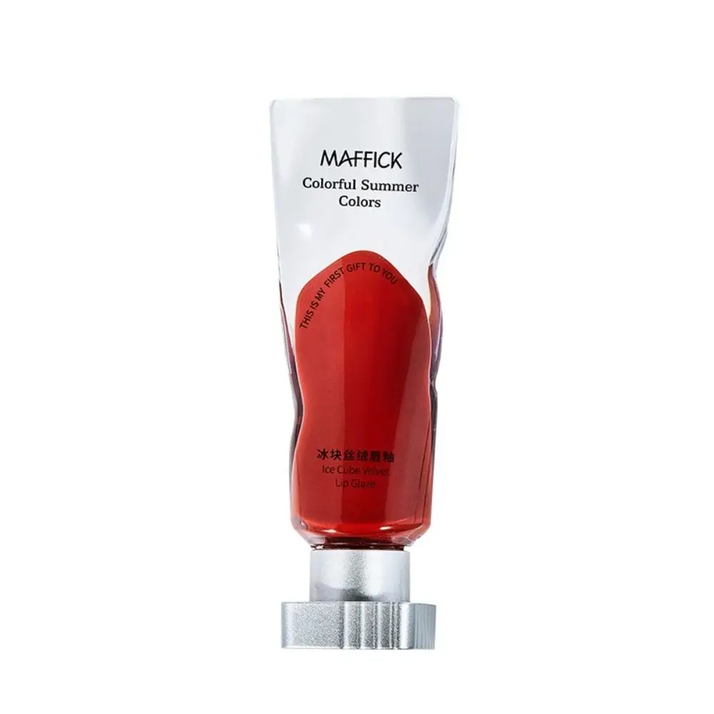 Moisturising Ice Cube Velvet Lip Glaze Transparent Pigment Matte Lipstick Not Easy To Dip Cup Lip Mud Liquid Lip Glaze