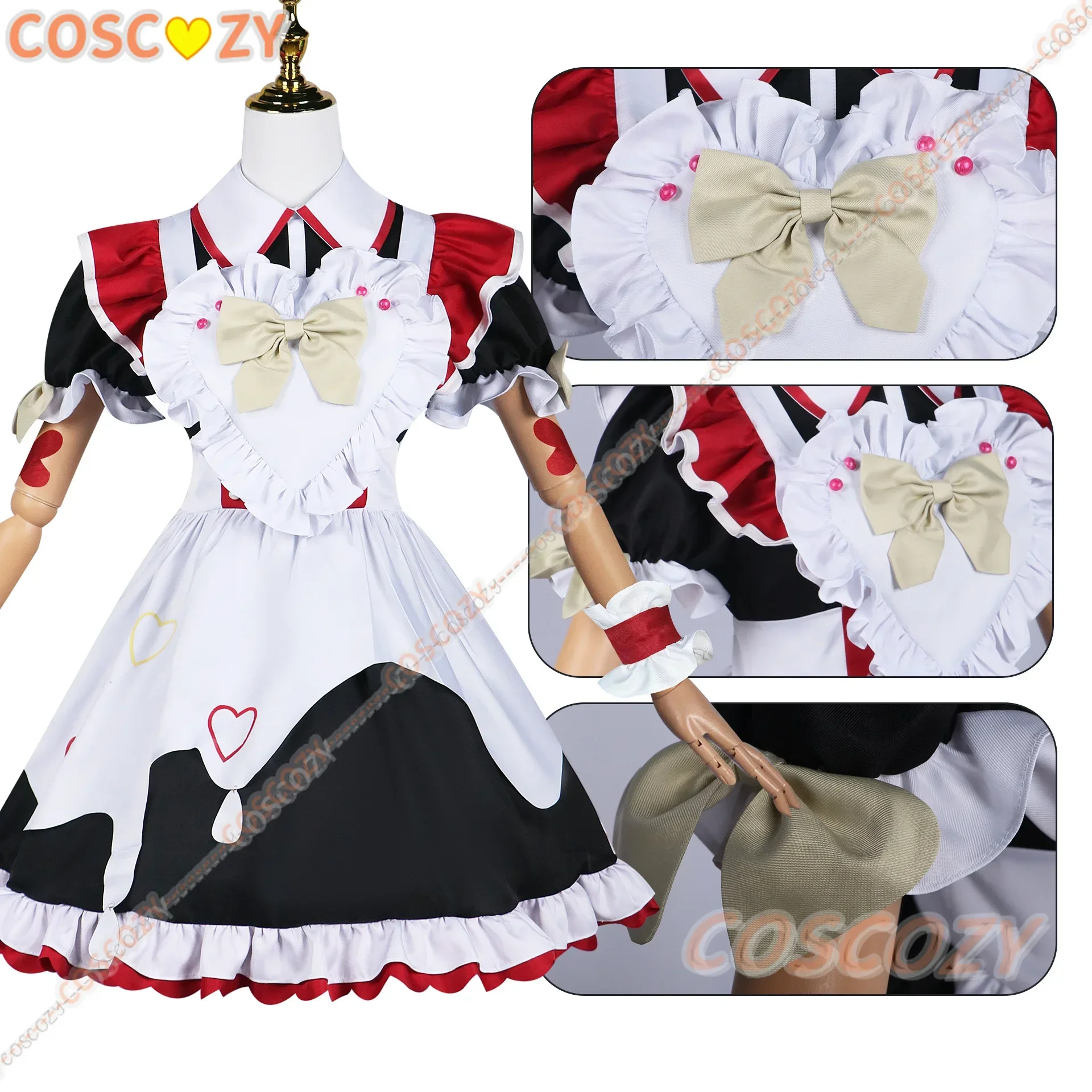 Game Needy Girl Overdose KAngel New Cosplay Costume Needy Girl Ame Chan Cosplay Costume Lolita Maid Dress Party Costume Anime