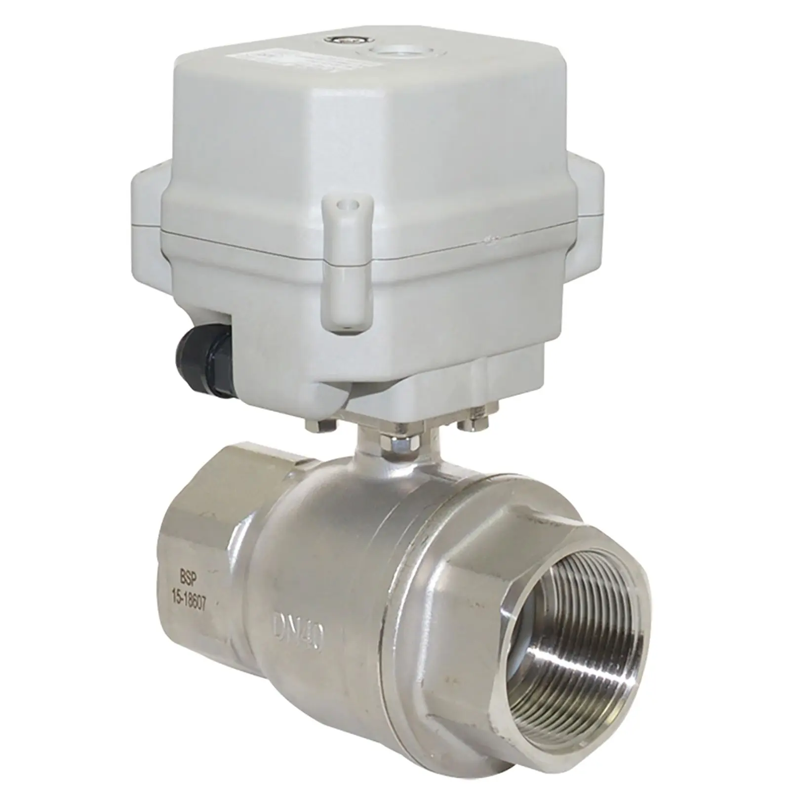 

1 1/4"-2" 2 Way AC24V Electric Ball Valve,DN32-DN50 Stainless steel Motorized Ball Valve,With Manual Function