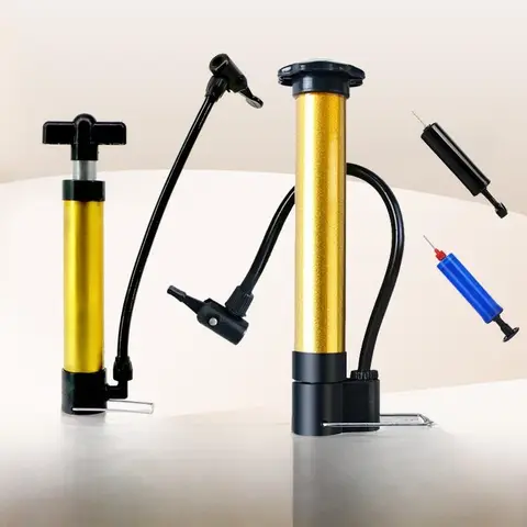 휴대용 이중용도 미니 펌프 강철 튜브 인플레이터 축구 배구 농구용 저렴하고 편리한 에어 펌프