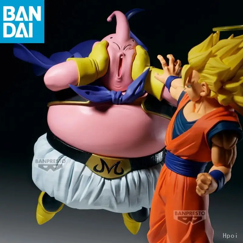 

Bandai Namco Banpresto In Stock Genuine Dragon Ball 3 Son Goku and Majin Buu Match Makers Pvc Figure Model Collector Toys Gift