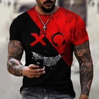 2024 nouveau T-shirt surdimensionné pour hommes décontracté à manches courtes Hip Hop visage souriant imprimé grande taille T-shirt pull hommes T-shirt haut 1