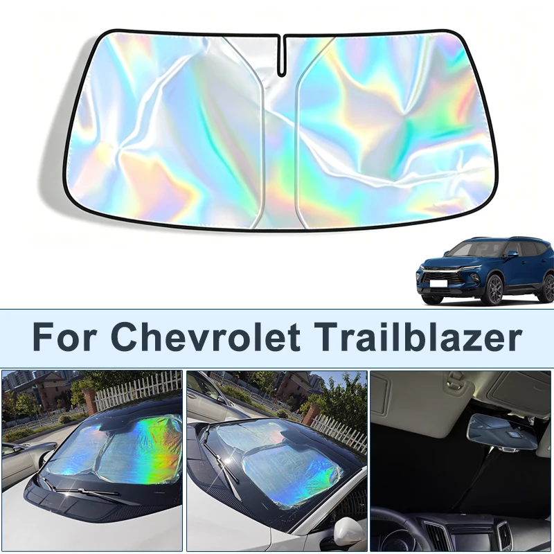 

Foldable Front Windshield Sun Shade For Chevrolet Trailblazer UV Reflective Sun Protection Cover Car Interior Accessories