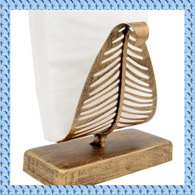 

NOCM 2X Freestanding Modern Napkin Holder With Leaf Design, Desktop Paper Towel Dispenser, Napkin Storage Storage Box