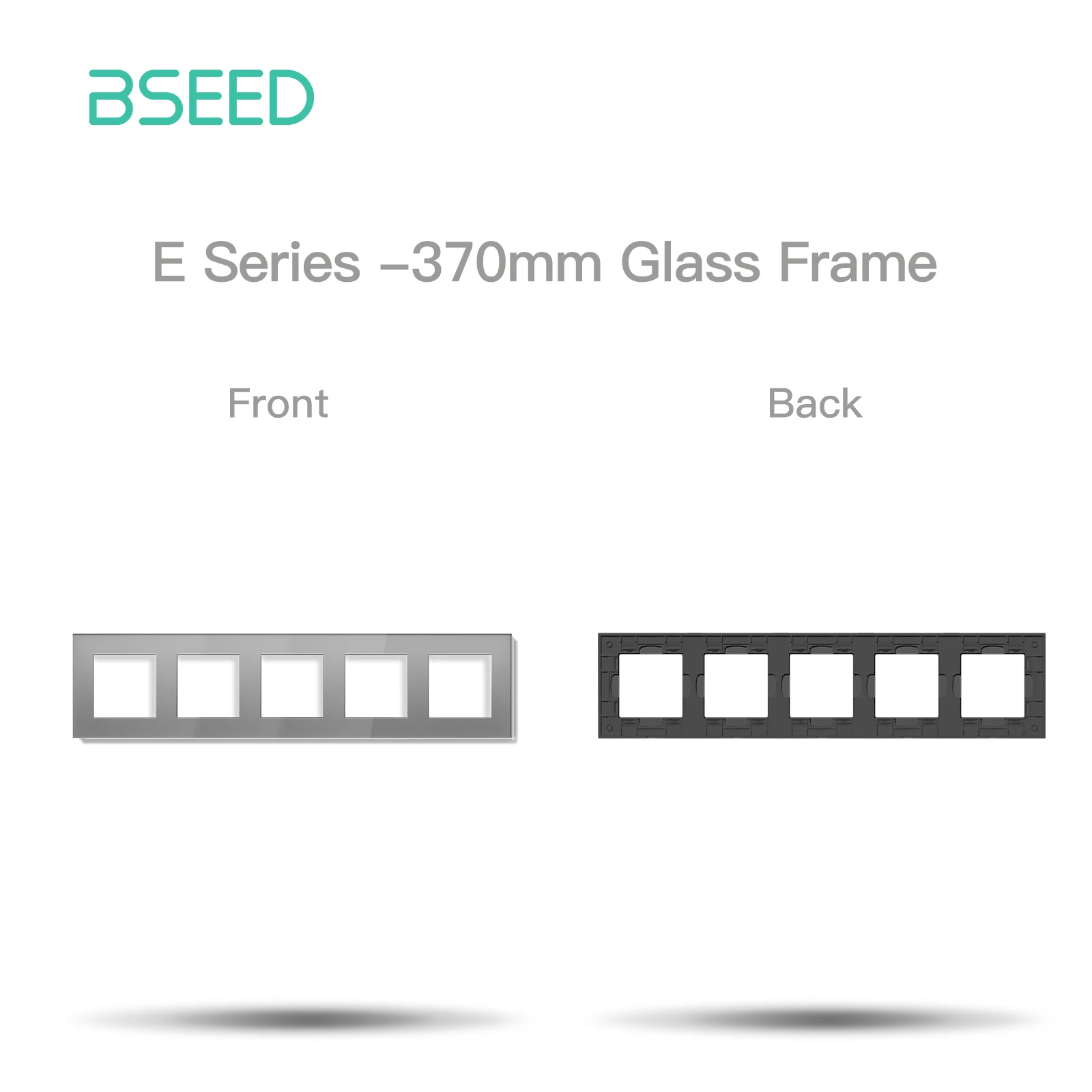 BSEED Zigbee Smart Mechanische Taste Schalter Funktion Teile Tuya Alexa Control EU Buchse Teile Glas Panels DIY Zubehör 8