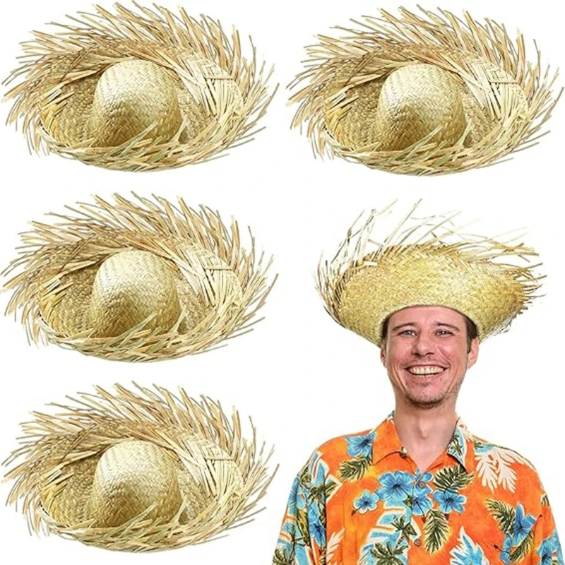 Elegante sombrero paja sombrero panamá con ancha, fresco y cómodo sombrero pava gorra hawaiana