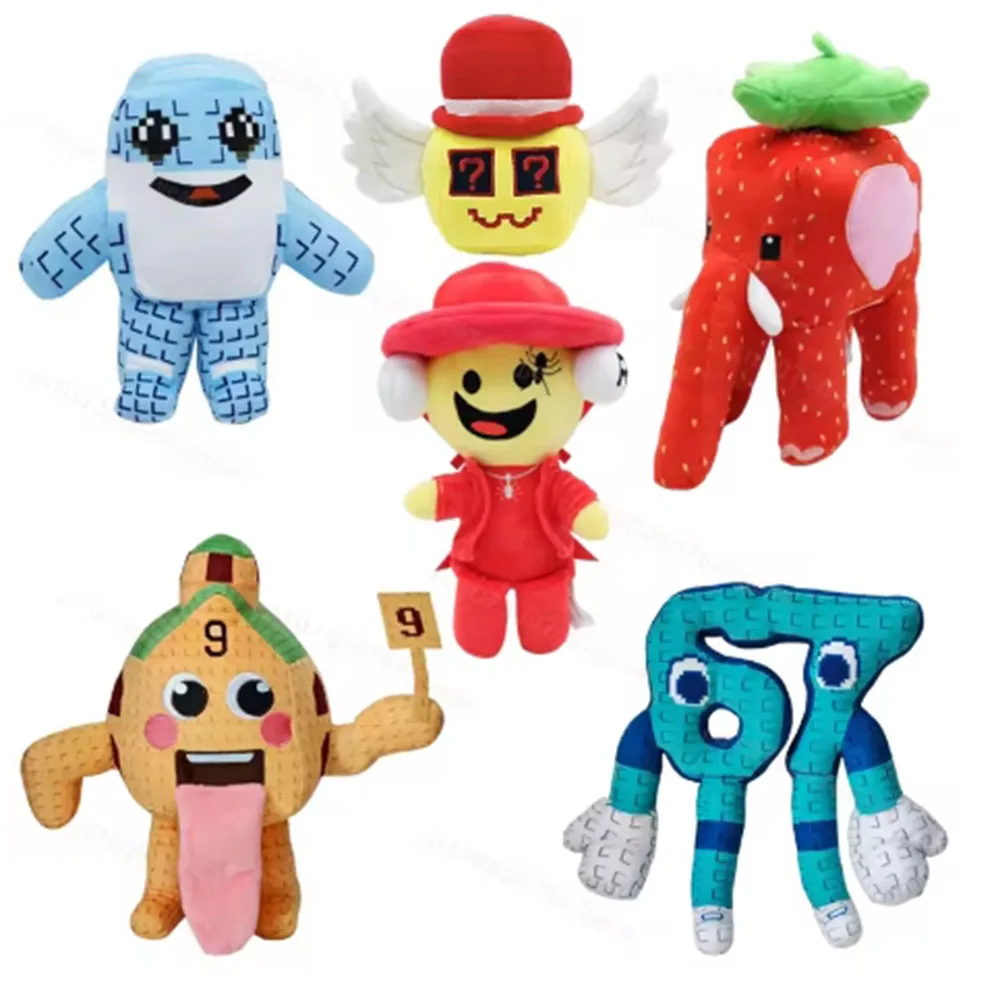

2026 Steal A Brainrot Esok Serb Plush Hot Game Периферийные устройства Plushie Cute Cartoon No. 9-домашняя мягкая кукла, игрушка для геймеров, подарок фанатам