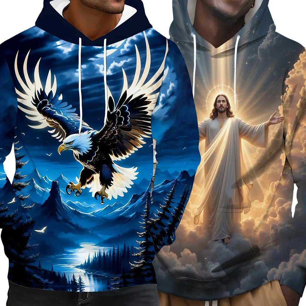 

Autumn/Winter New Halloween 3D Pattern Long Sleeve Hoodie Adult/Children Sports Leisure Training Hoodie Street Fashion Warm Coat