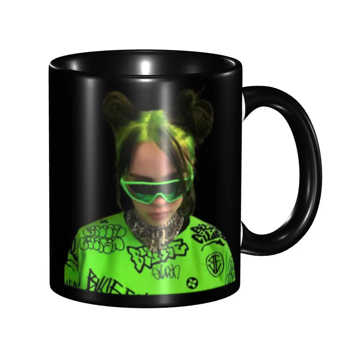 Zanger Muziek Billies Eilishs Koffiemok DIY Gepersonaliseerde Keramische Melk Thee Mok Cup