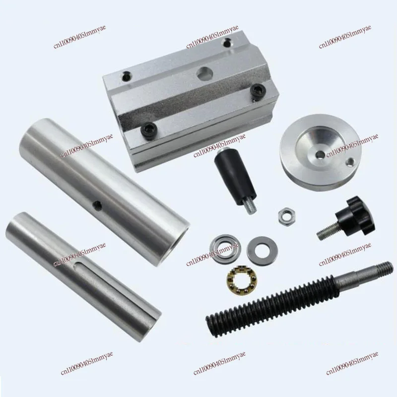 

DIY Micro Lathe Tailstock Slider Tailstock Assembly + B12 Drill Chuck + Live Beads Machine Spindle Set
