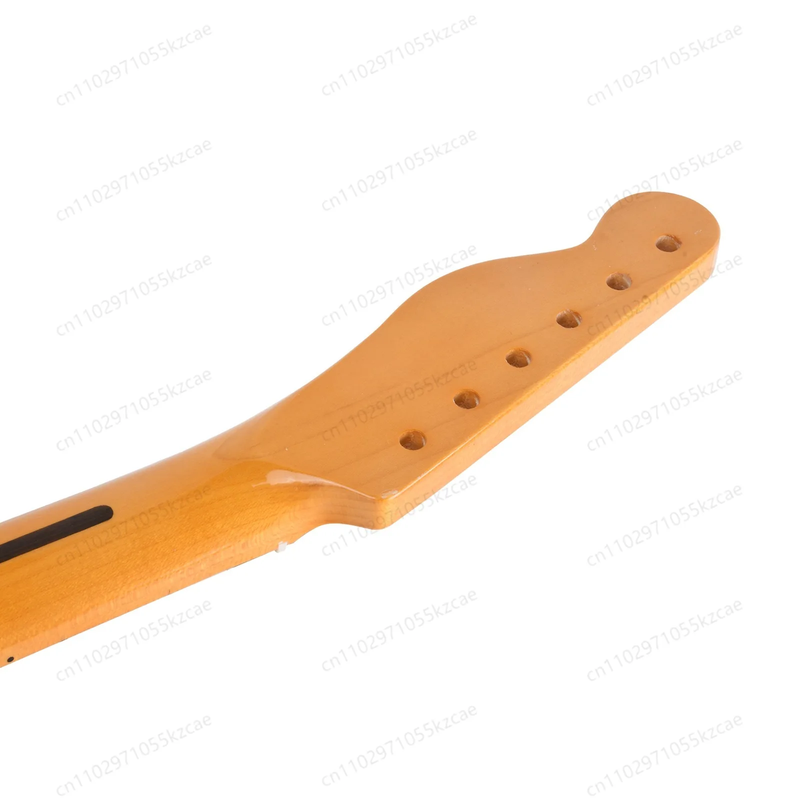 Mástil de Guitarra Eléctrica de 22 Trastes - Estilo Telecaster de Arce Canadiense con Acabado Amarillo Brillante, para Cuerpo TL o Midline
