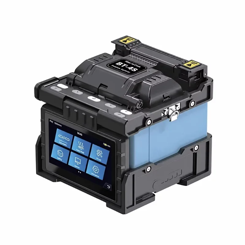 BeiTop BT-4S Optical Fiber Fusion Splicer Fully Automatic With Red Light Source 7s Splicing 18s Heating For FTTH Work