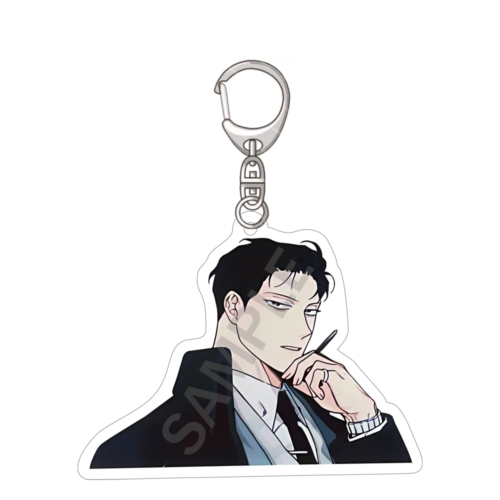 New Korean Cartoon BL Manga Anime Roses and Champagne Acrylic Stand Keychains Figure Standing Desktop Display Fans Collection