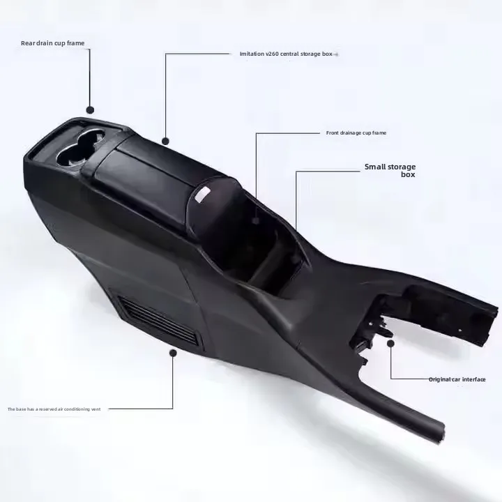 OEM Car Console Armrest Luxury Car Interior Accessories Retrofit Automobile Central Console Armrest with Fridge for W447 Vito