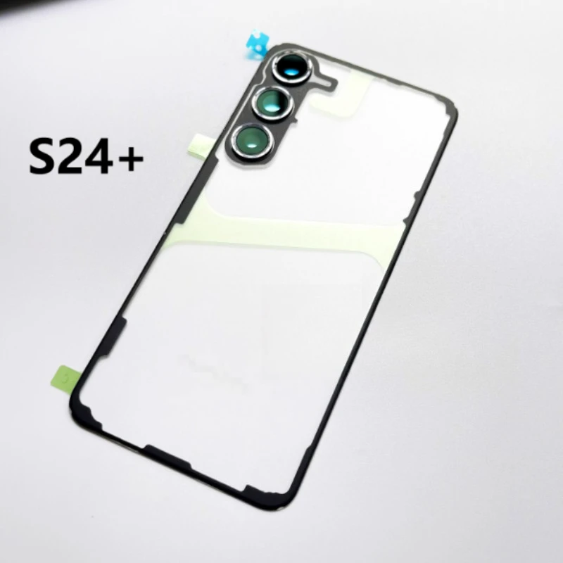Obudowa do Samsung Galaxy S22 S23 S24 S25 Ultra / Plus, przezroczysta, szklana, do wymiany, wraz z ramką obudowy baterii i szklaną soczewką aparatu. — zdjęcie produktu 3