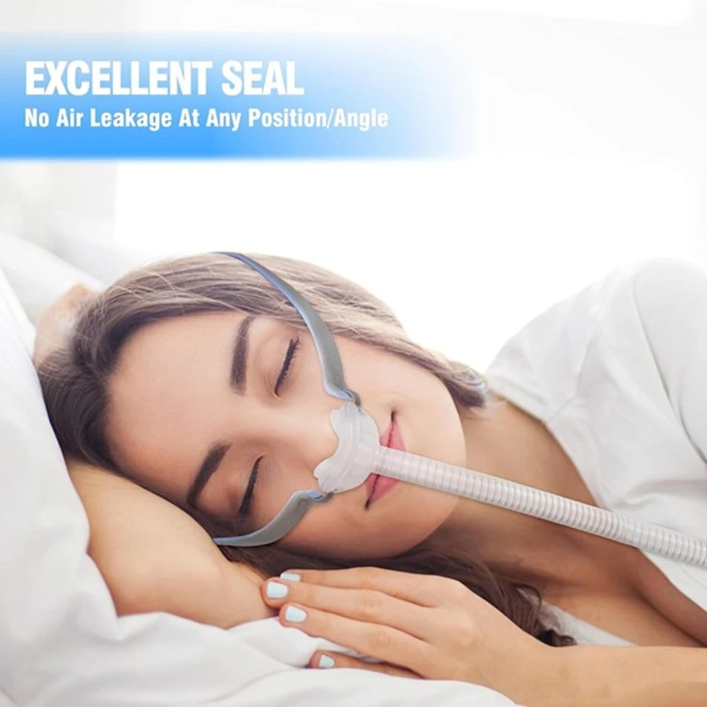 abjo-交換用cpap鼻枕-resmed-airfit-p10用3個セット、超ソフトシリコン、優しいフィット感＆快適なシール