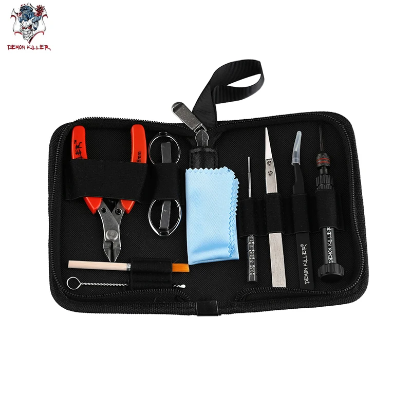 Kit de herramientas para vapeo Demon Killer 100% original de alta calidad, accesorio para vaporizador de cigarrillos electrónicos, para vapor DIY RDA RBA RDTA RDA Tank