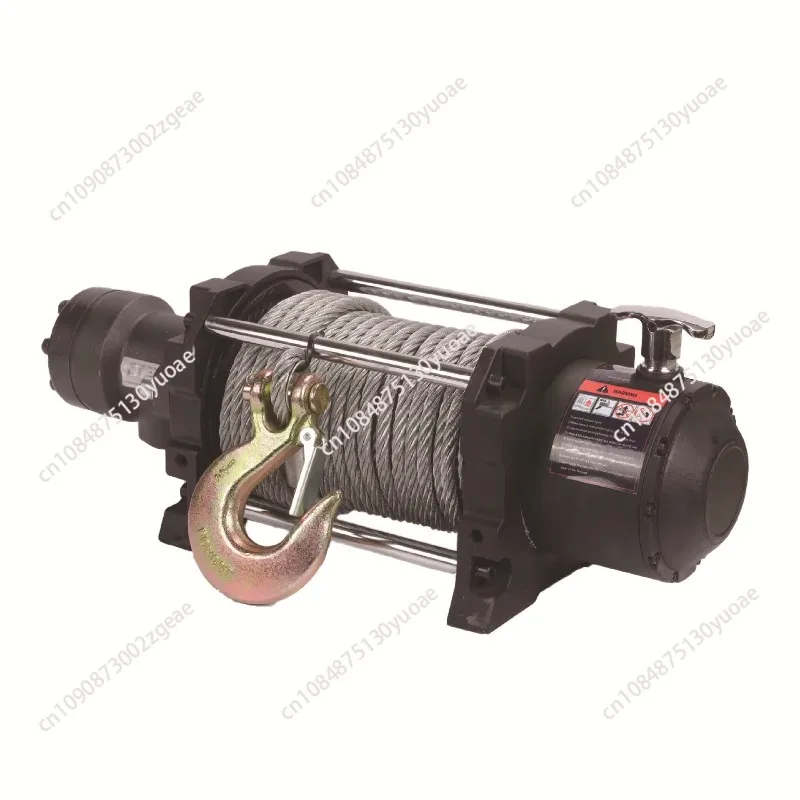 Electric Winch 12V Electric Hoist 24V Winch Motor Horizontal Traction 3000 Lbs