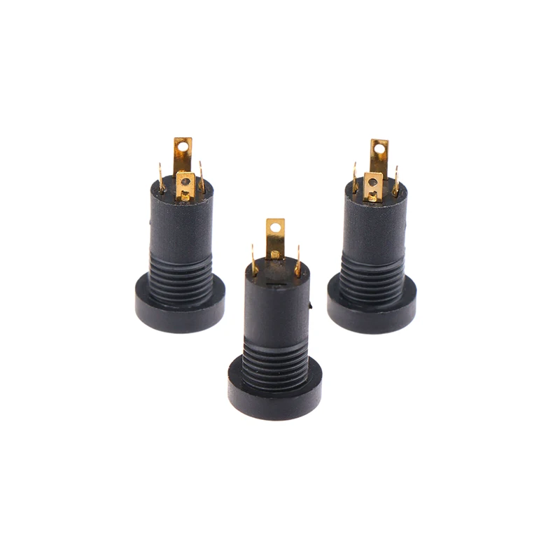 5Pcs 3/4Pin PJ392A Audio Jack Socket 3.5MM Headphone Female Socket Connector With Nut 3/4 Pole Stereo Audio Socket