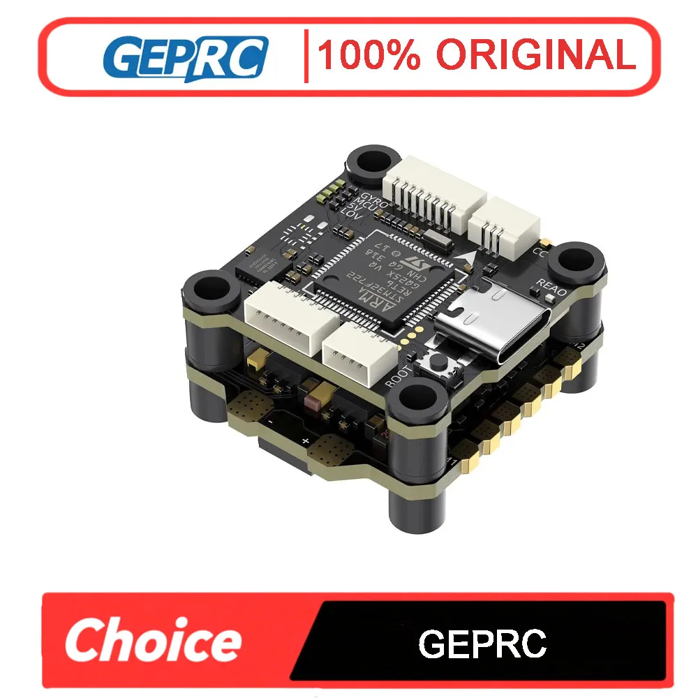 

GEPRC TAKER F722 BL32 SE STACK 55A MPU6000 Gyro 32 МБ BlackBox Plug Play для гонок FPV дальнего действия