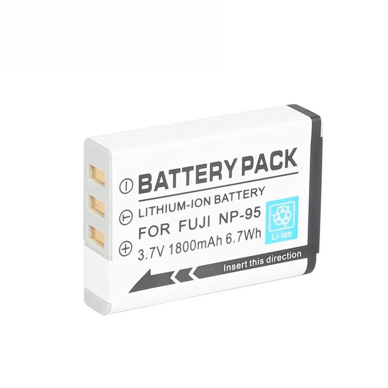 NP-95 بطارية الكاميرا 1800mAh مناسبة لبطارية ليثيوم أيون فوجي X70 X100T X100S X30 X-S1 X100 F30
