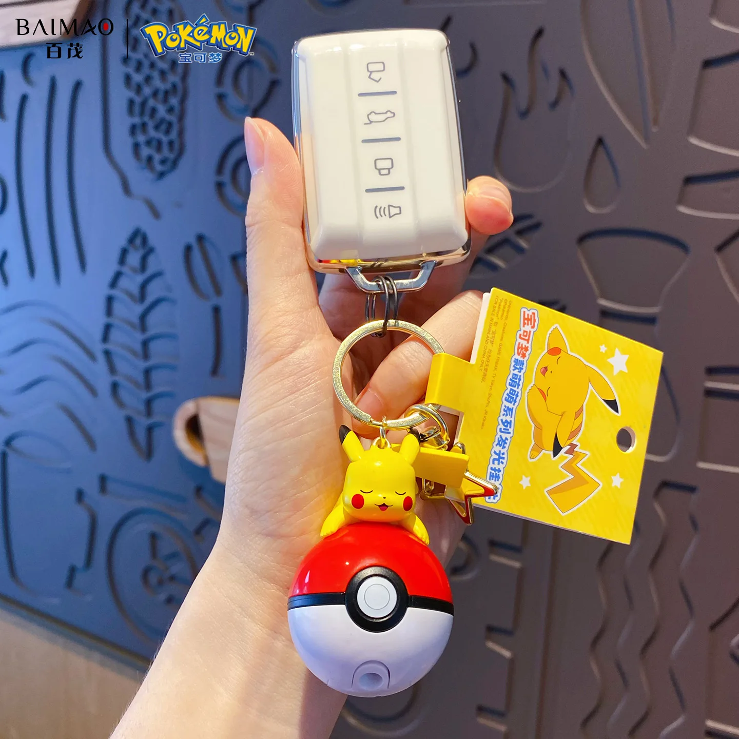 Genuíno pokemon pikachu chaveiro psyduck piplup bulbasaur anime figuras de ação brinquedo chaveiro fragrância pingente presentes de natal