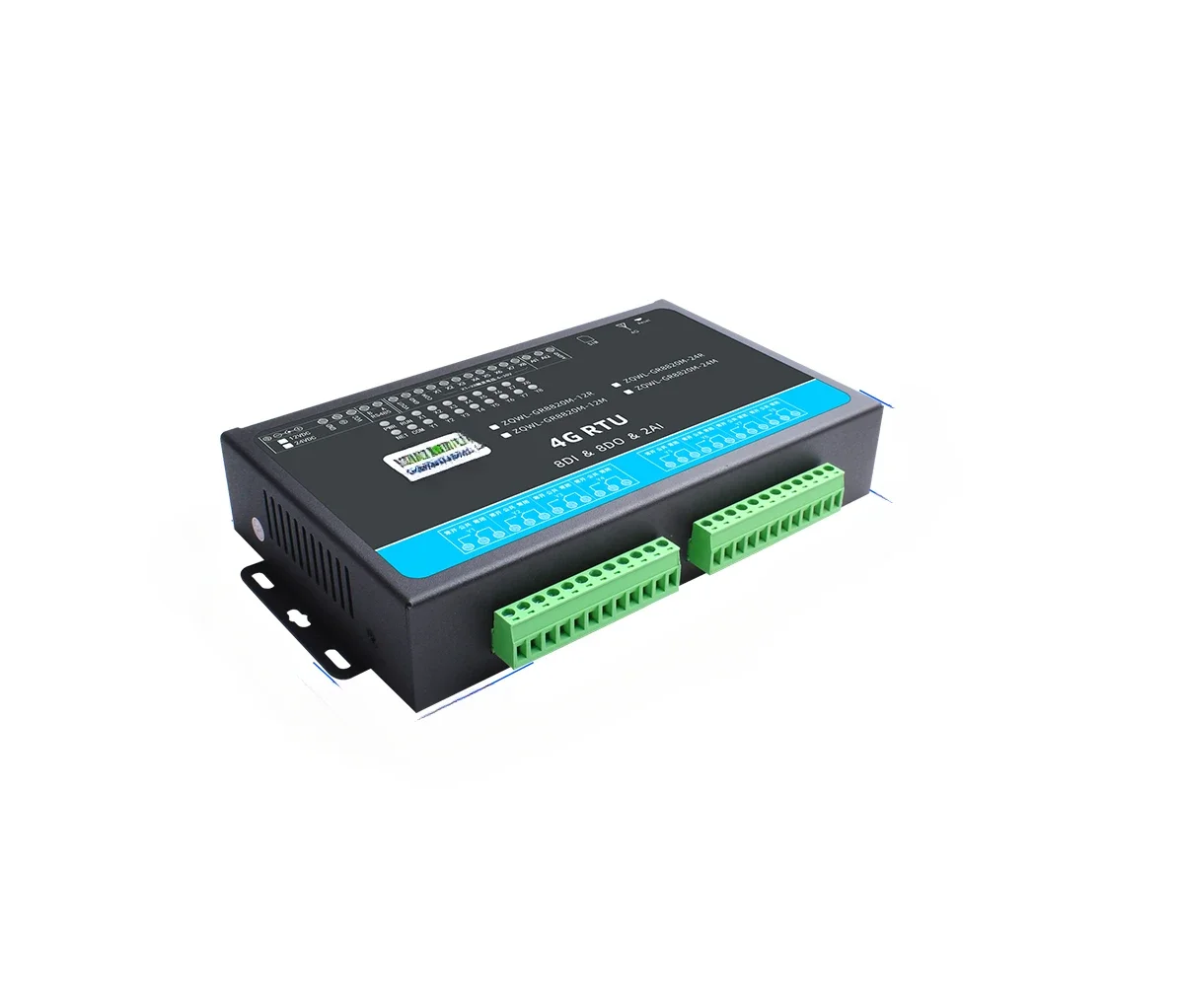 

8-In 8-Out Network Relay 4G RTU Remote IO Controller RS485/Modbus/Industrial Module