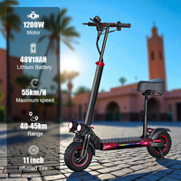 J11 Max Electric Scooter 1200W Motor 48V18AH Battery With Seat E-Scooter Adult 11\