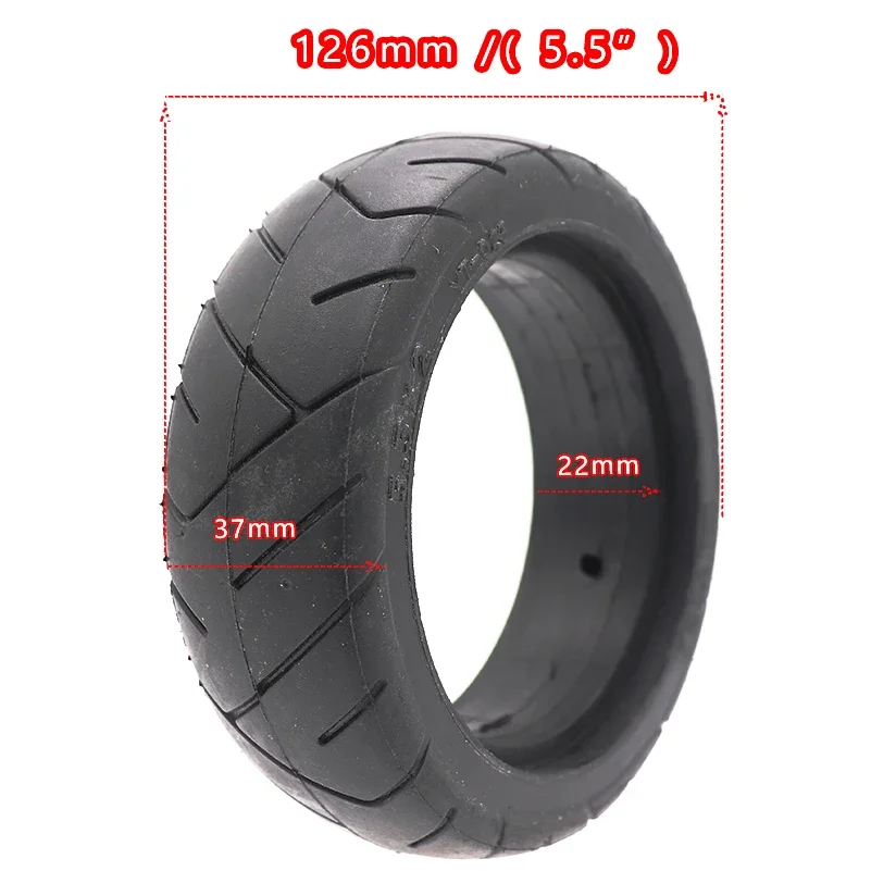 5.5 x 2 inch  wheel solid Scooter Tire for electric scooter no inflation  slip  wheels rubber