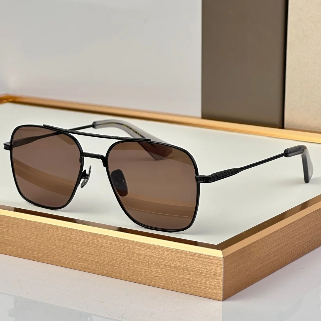 ADITA FLIGHT 007 57-16 Top Quality Men's Sunglasses for Women Classic Punk Luxury Titanium UV400 Designer Sunglasses with Box