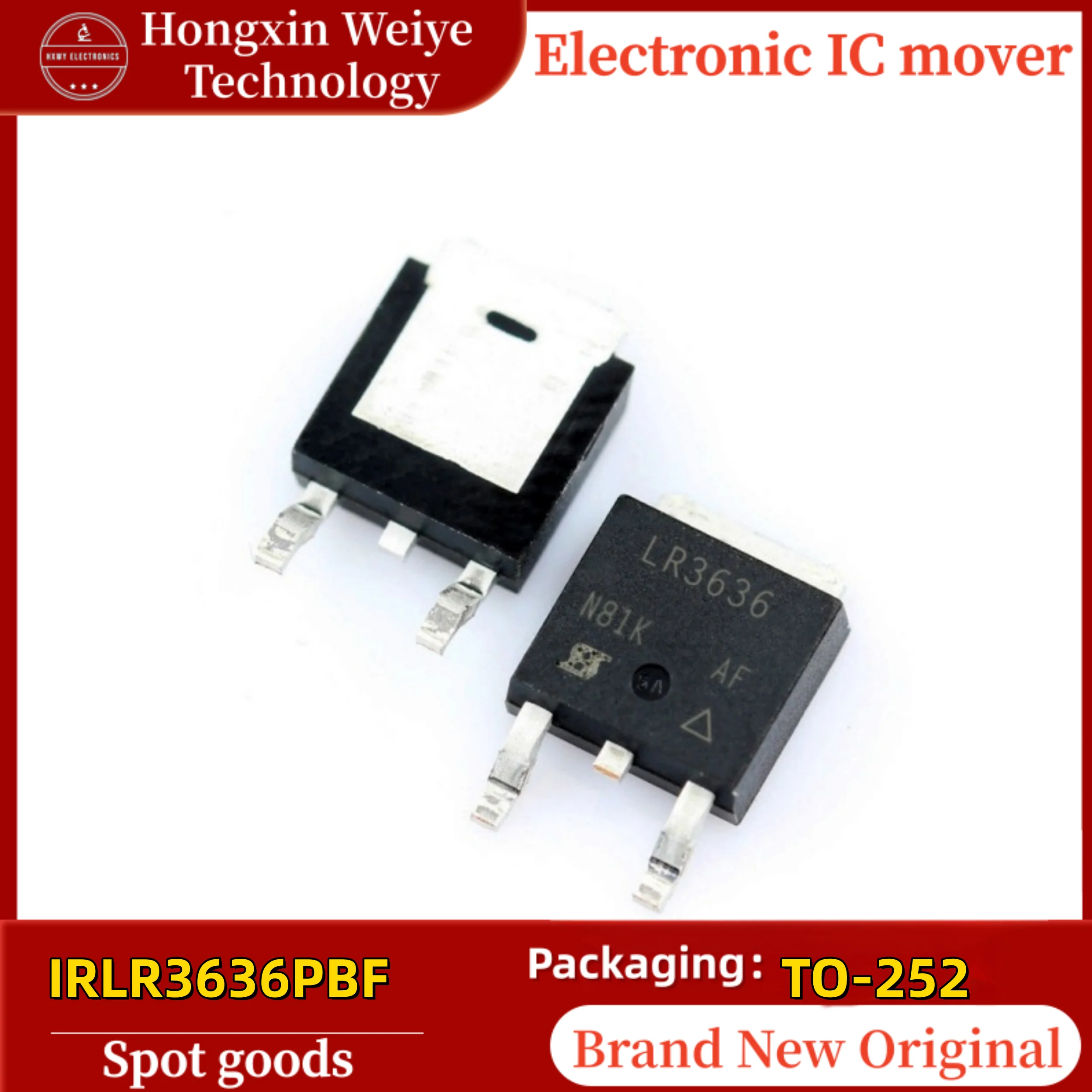

10/50 PCS IRLR3636PBF LR3636 IRLR3636 TO-252 MOSFET Field-Effect Transistor Brand New In Stock