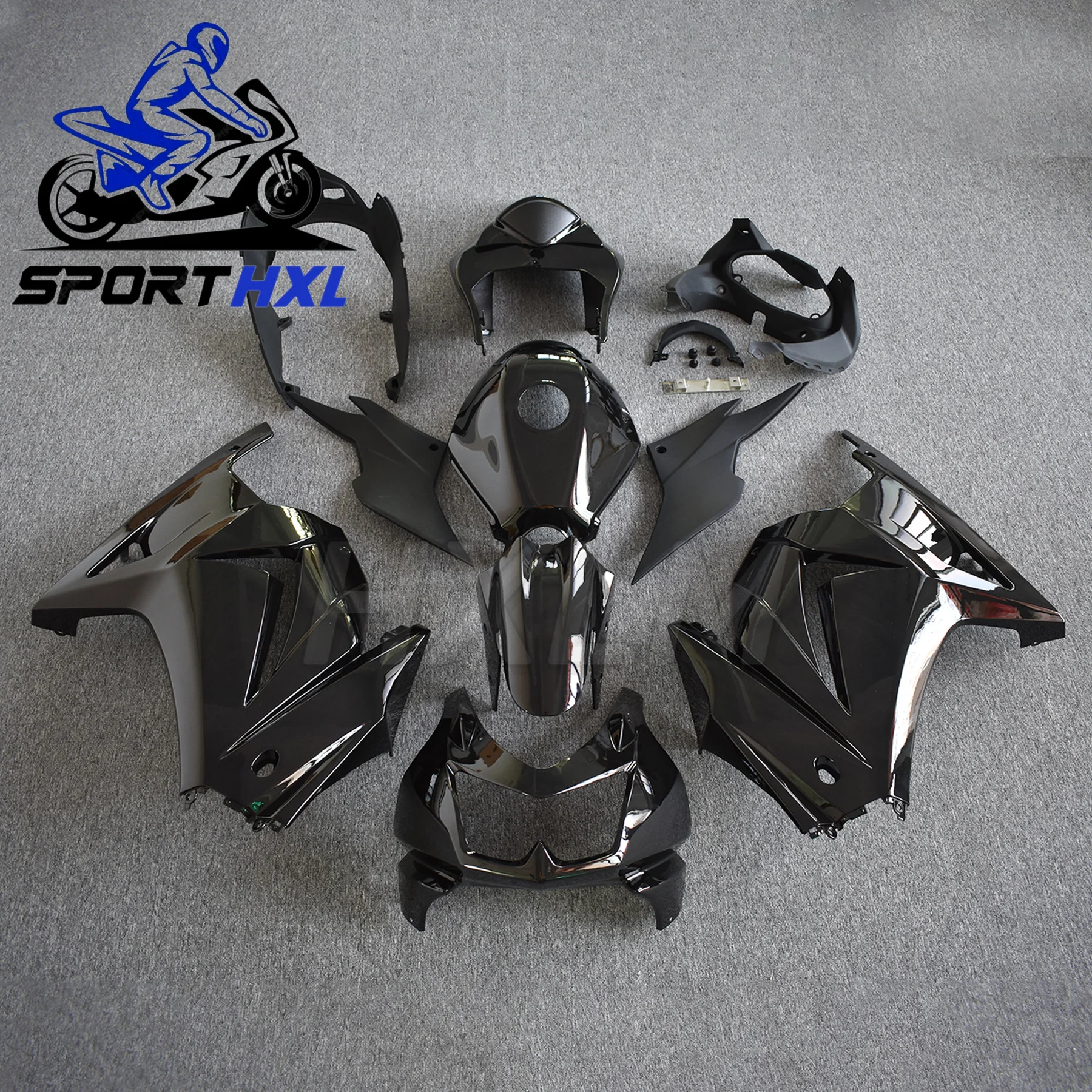 Fairings for EX250 11 12 Ninja 250R Motorcycle Fairing  for Kawasaki  Body Kits 2008 - 2012 Black unpainted