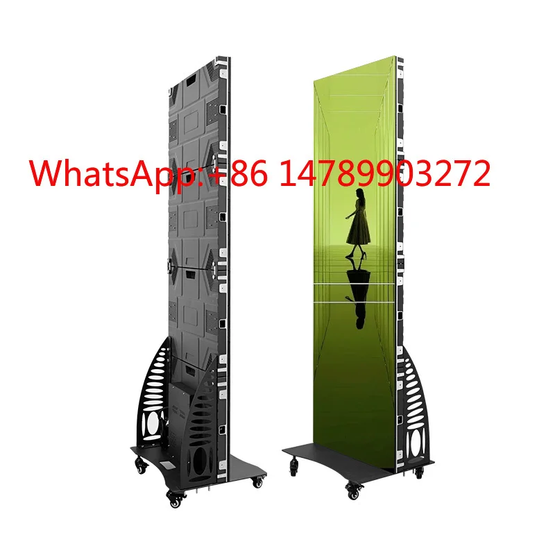 P2.5 WiFi Control Foldable Full Color LED Poster Indoor Digital Advertising Stand 3-Year Warranty