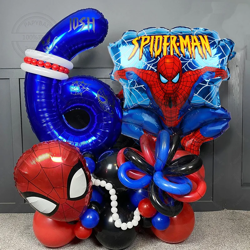 46pcs Superhero Spider-Man Themed Balloon 32 