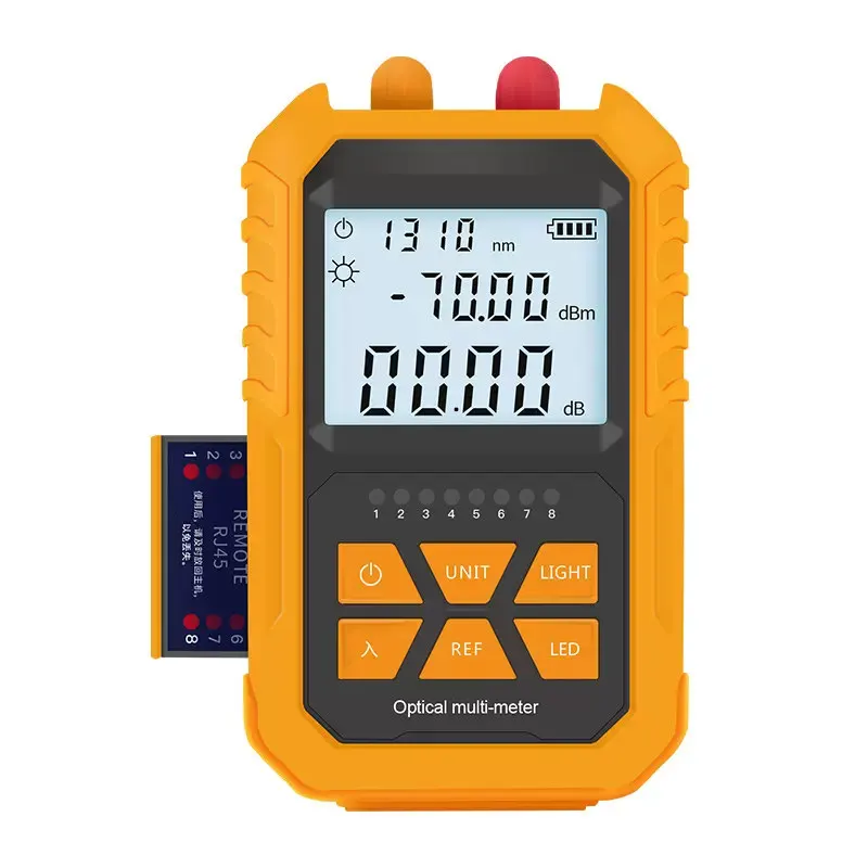 Rechargeable Optical Power Meter & Red Light Integrated Machine, High Precision Fiber Optic Tester Pen