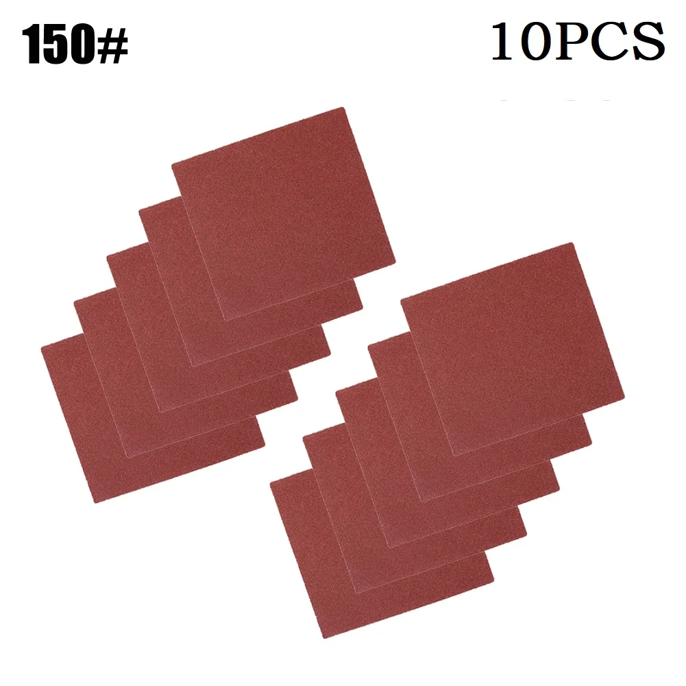 Flocking Sand Paper Sanding Paper Polishing Grinding Polisher Red Accessories Alumina For Rust For Wood Granule