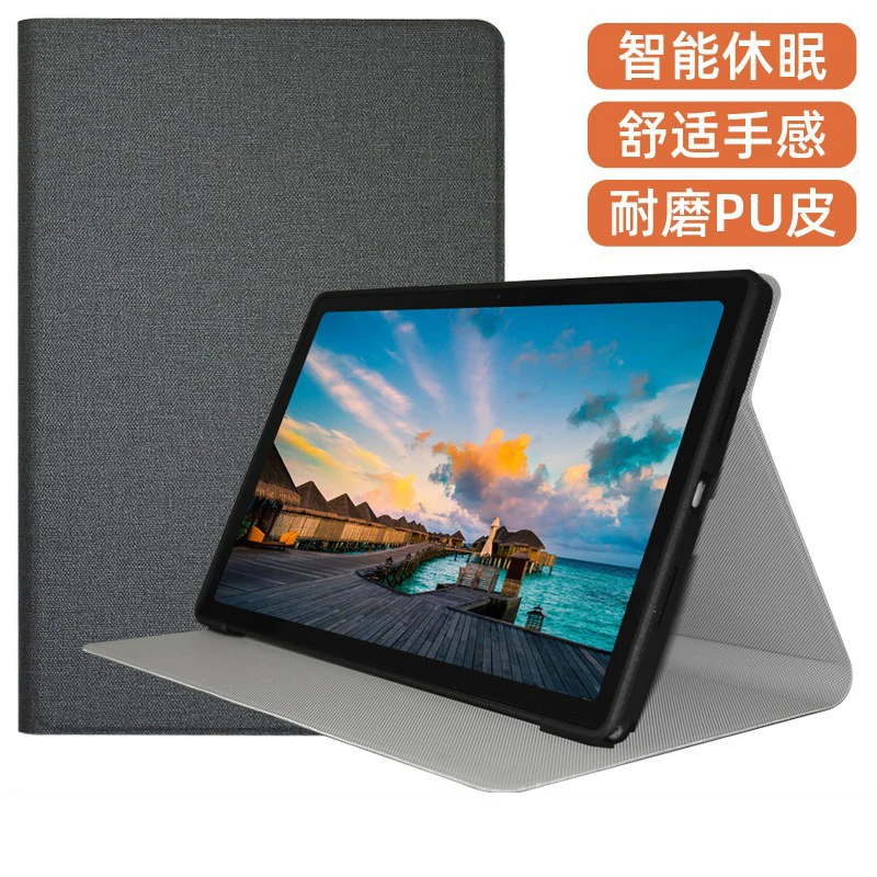 

Folio PU Leather Book Cover For Teclast P30 2024 Case P30T 10.1" Tablet PC Folding Stand Funda with Soft TPU Back Shell