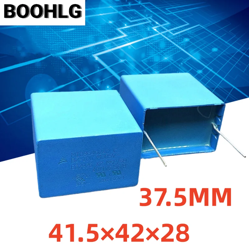 2PCS 10μF 305VAC 106 305V MKP X2 Safety Capacitor Audio Coupling