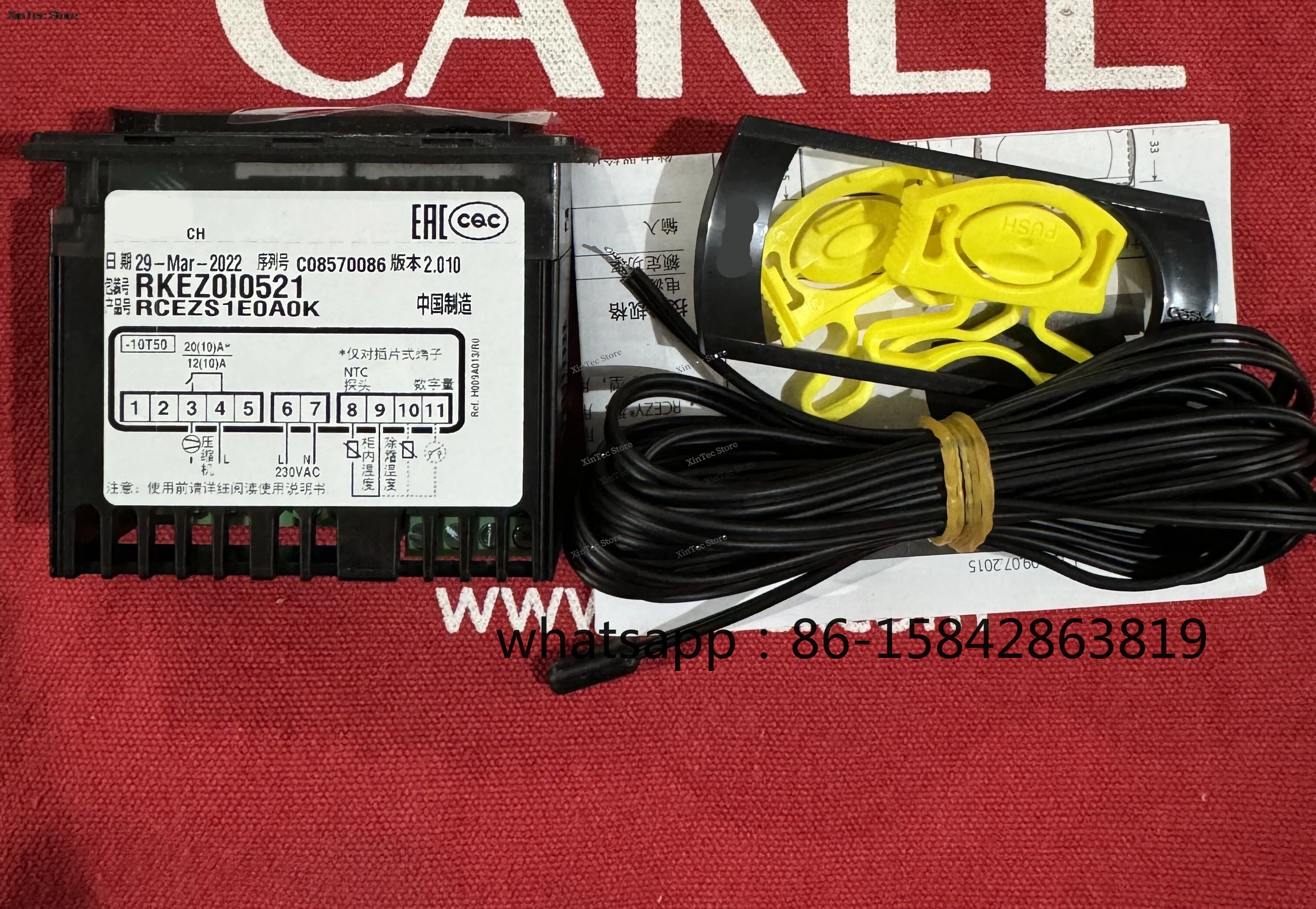 

100% Original Italian Temperature Controller RKEZ0I0521 RCEZS1E0A0K PJEZS0E020