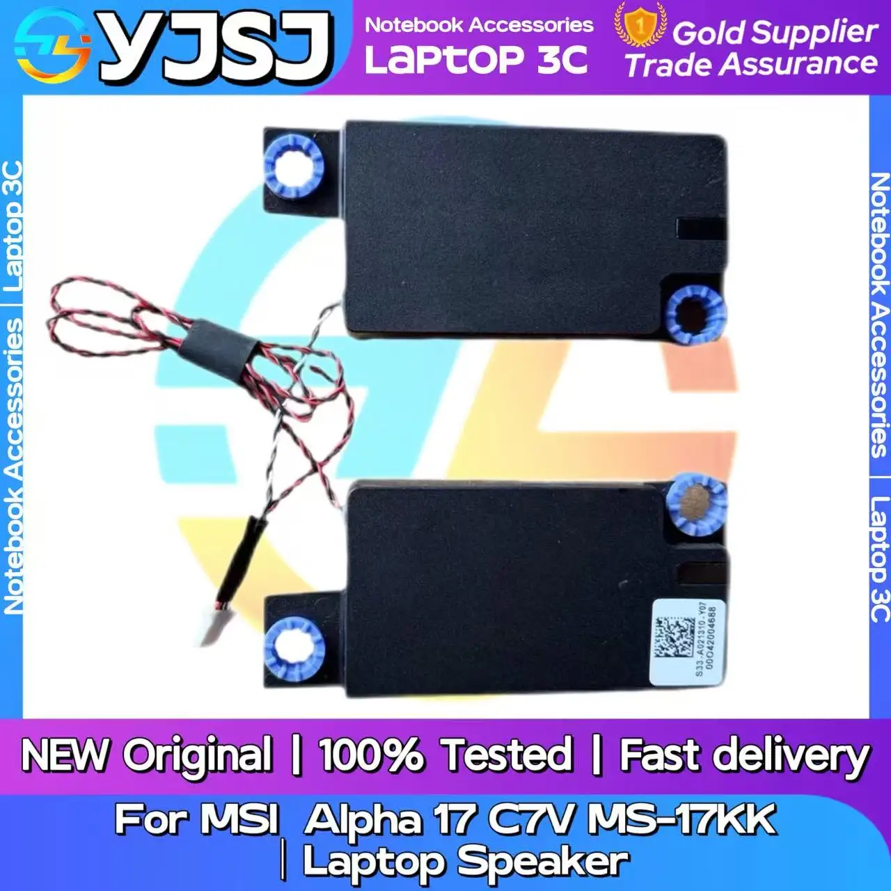 New Original Laptop Notebook Audio Speaker For MSI  Alpha 17 C7V MS-17KK built-in speaker horn audio