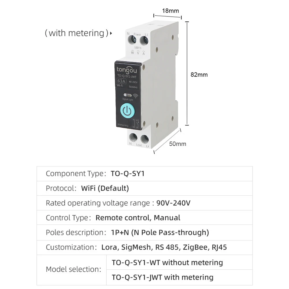 1p suporte casa controle de voz smartlife app temporizador módulo 63a acessórios para casa wifi interruptor disjuntor inteligente