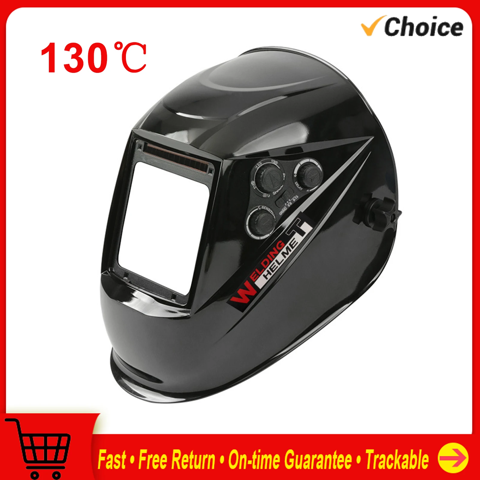 

Маска для сварки с автоматическим затемнением, 130 ℃