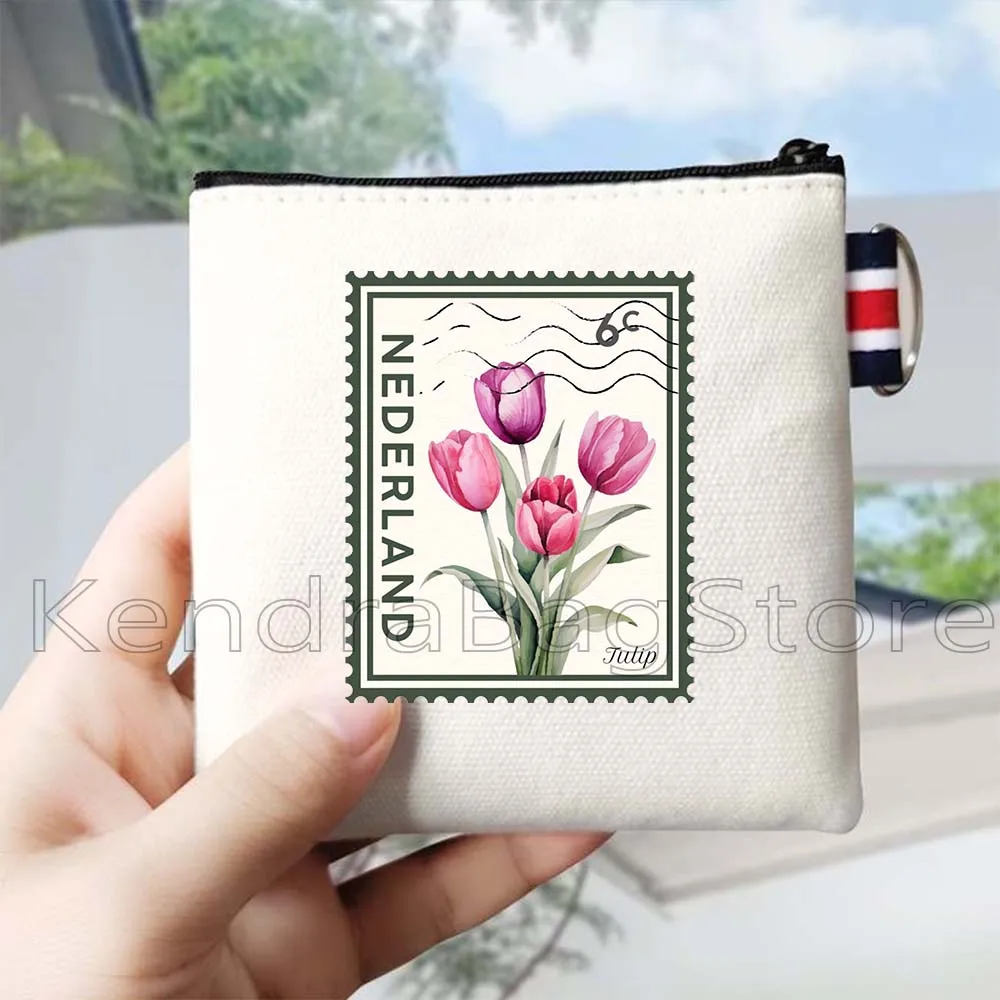 Italien Pisa Paris Rom London New York Pharao Japan Barcelona Poststempel Canvas Geldbörse Schlüsseletui Kleine Kartentasche Brieftasche Beutel