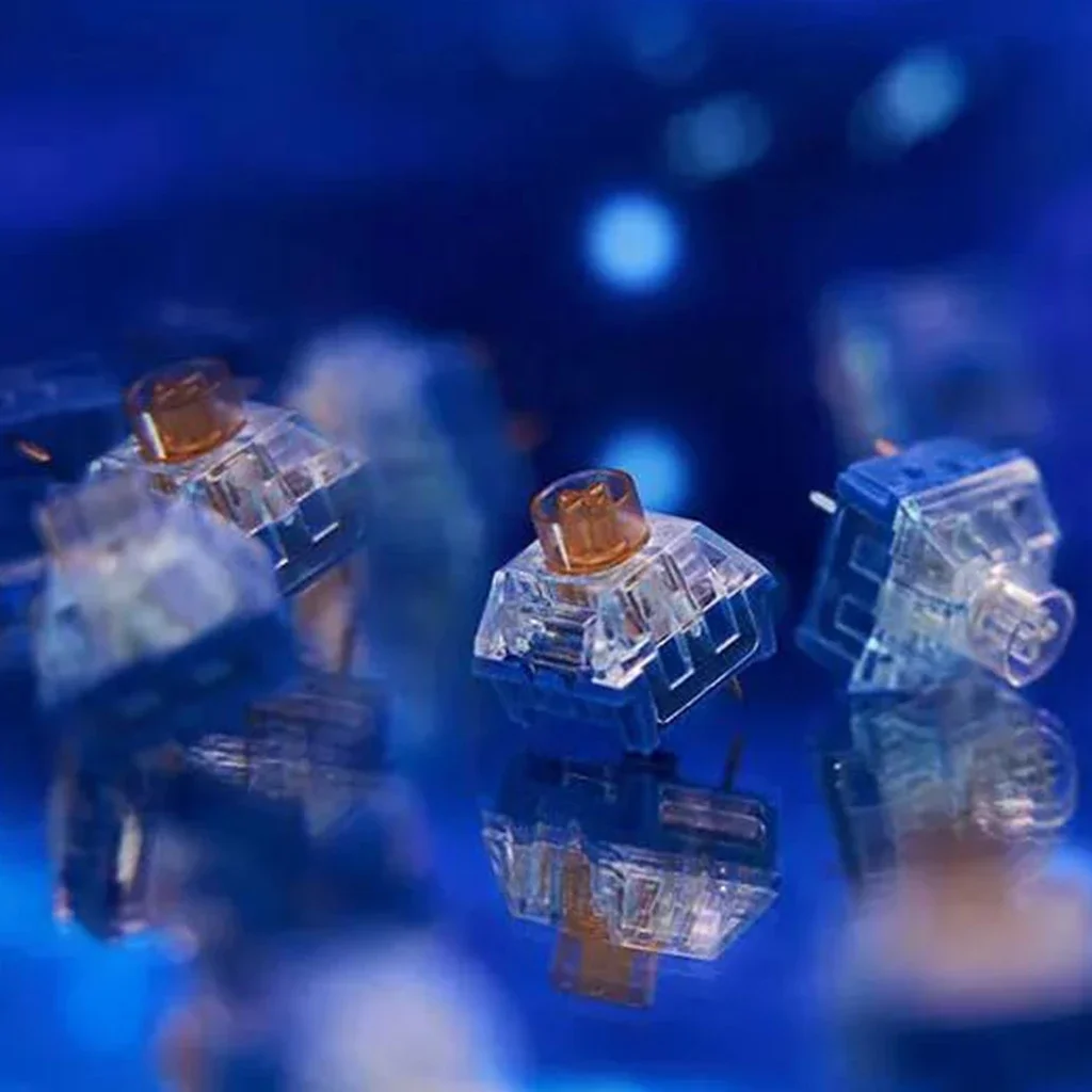 Kailh أعماق البحار الصامت التبديل الخطي اللمس لوحة المفاتيح كتم التبديل برو Lonely Island 45g RGB مفاتيح الألعاب الميكانيكية لوحة المفاتيح