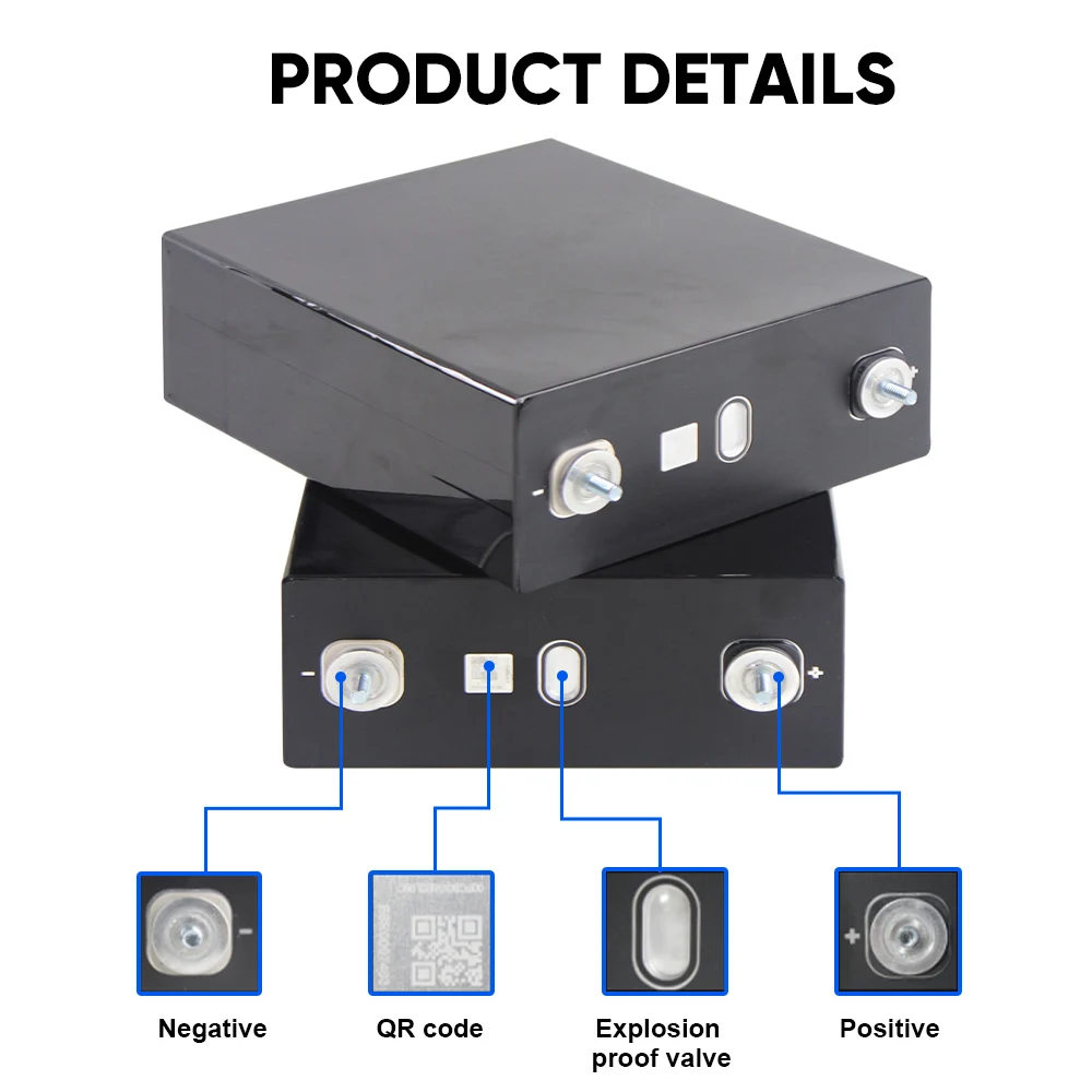 

Lifepo4 Battery 280AH Lithiumiron Phosphate Prismatic Battery 6000 Cycles 12V 24V 48V Rechargeable Battery DIY Pack Tav Free