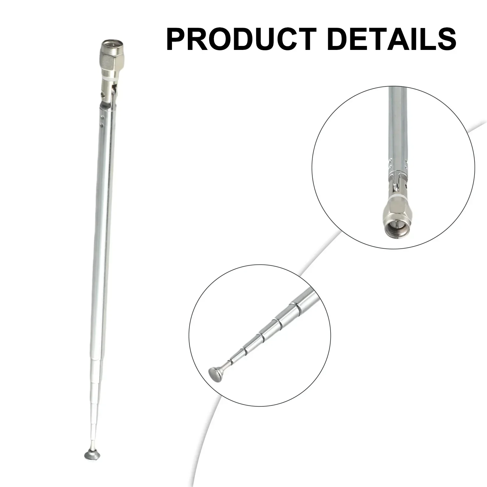 

5.6M/18.4FT GP Telescopic Antenna For Ham Radio Users To DIY Shortwave Antenna M10 Connection Nut For GP Antenna