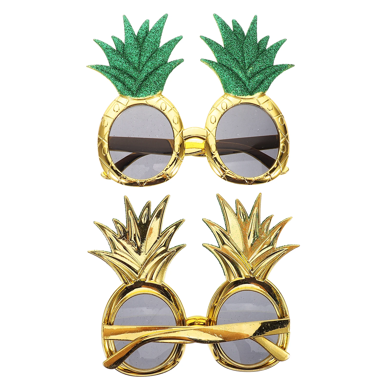 

2pcs Pineapple Sunglasses Beach Party Eyeglasses Novelty Photo Booth Props Lightweight Comfortable Fun Accessories Summer Fruit