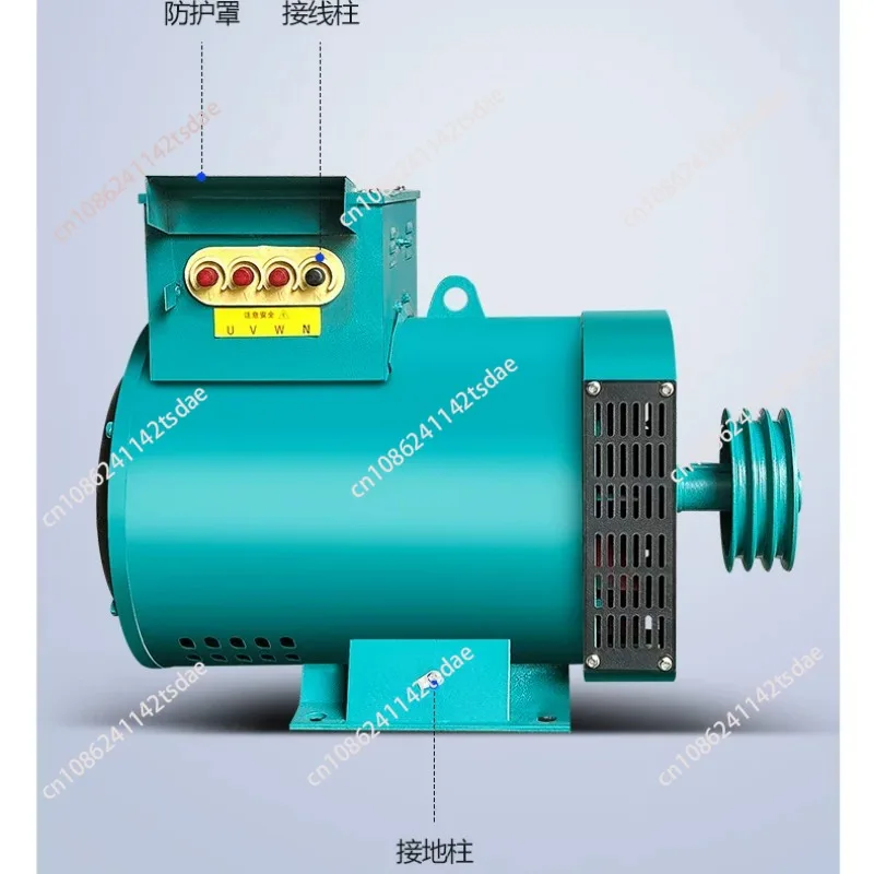 Diesel Generator Set 5/8/12/15KW Single Phase 220V 30KW 40/50KW Three Phase 380V Full Copper Wire